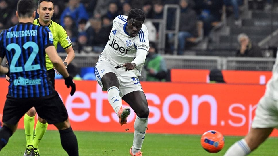 Assane Diao a San Siro contro l’Inter