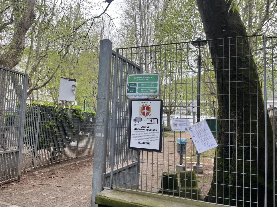 Giardinetti pubblici in via dei Mille