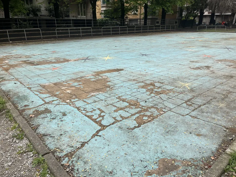 Giardinetti pubblici in via Anzani