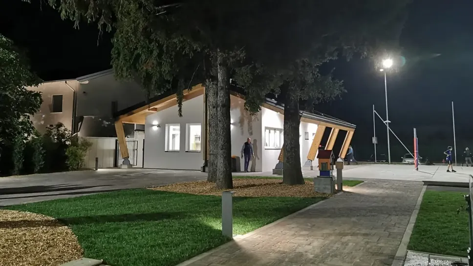 L’area del centro civico di Concagno