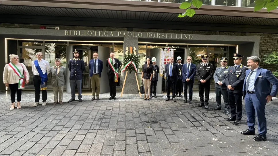 Alla commemorazione il sindaco, il questore e l’assessore alla Legalità