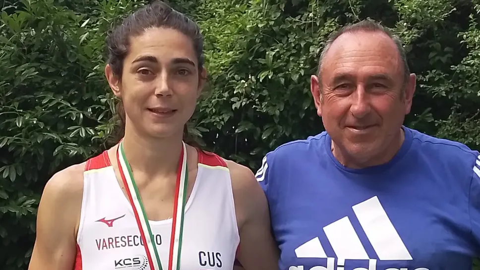 Deborah Oberle con il direttore tecnico Fabrizio Anselmo