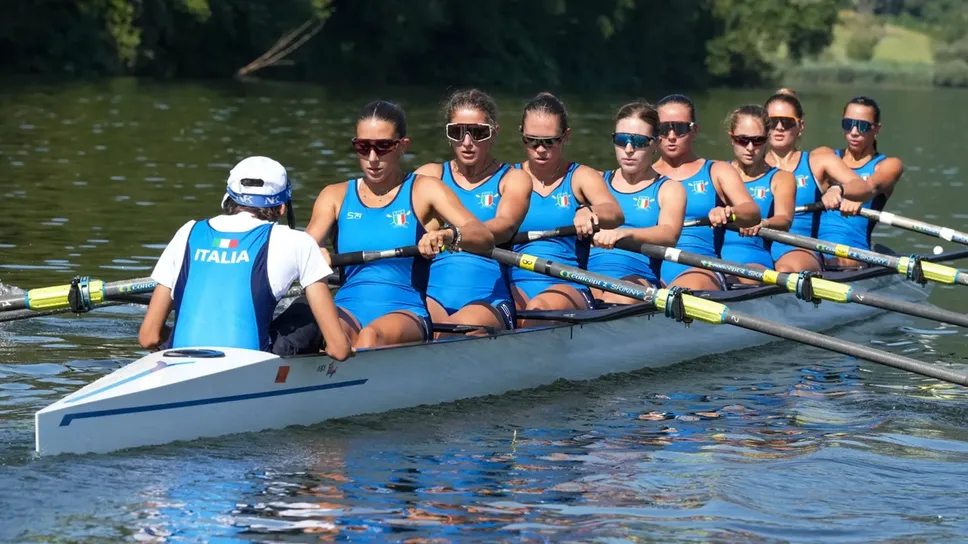 L’ammraglia con Giulia Orefice e Giulia Magdala Clerici della Moltrario ai Mondiali U23 di Poznan L’ammraglia con Giulia Orefice e Giulia Magdala Clerici della Moltrario ai Mondiali U23 di Poznan