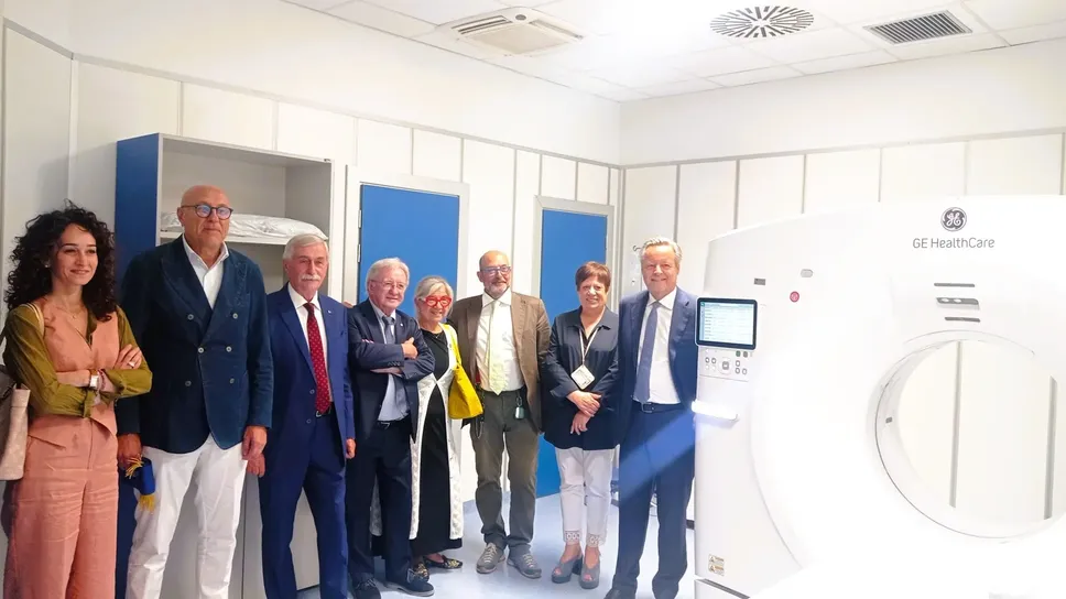 L’inaugurazione della nuova Tac all’ospedale Sant’Antonio Abate di Cantù