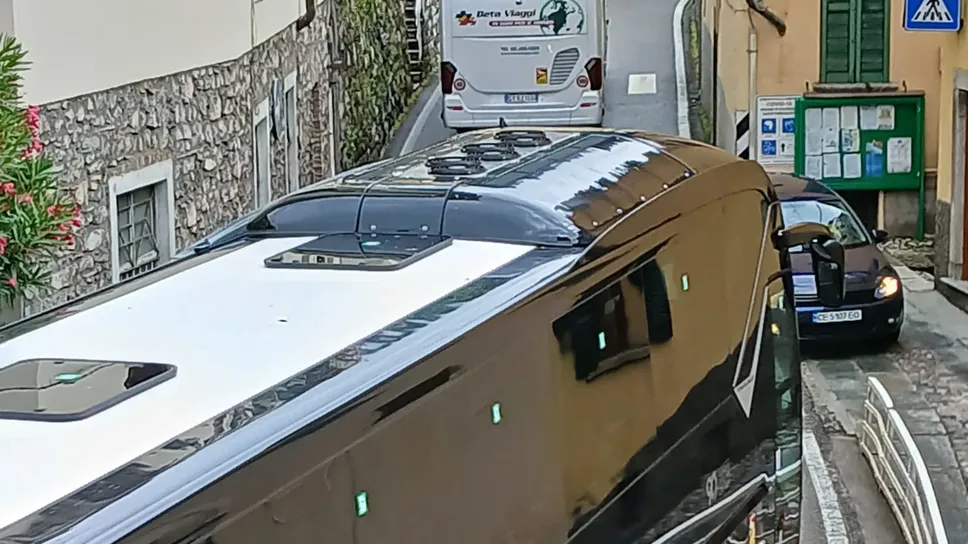 Un’immagine della strettoia di Sala Comacina Un’immagine della strettoia di Sala Comacina