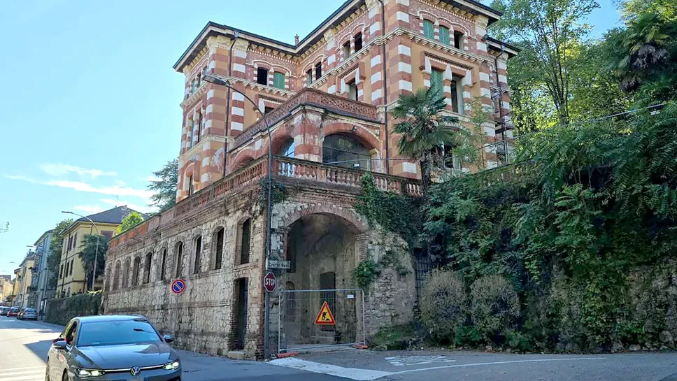 Lavori in corso a Villa Candiani Lavori in corso a Villa Candiani