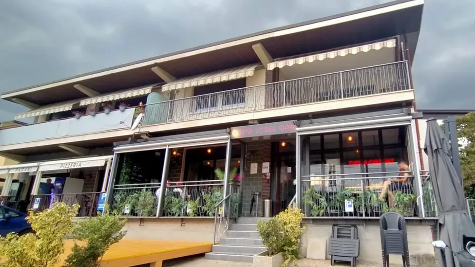 Il bar Good Vibes, colpito dal provvedimento
