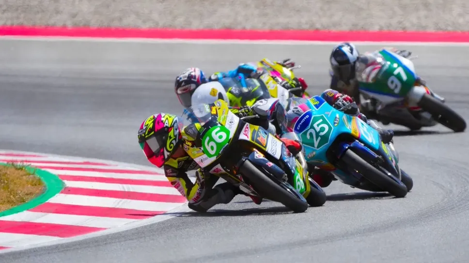 Turetta in azione con la moto numero 66