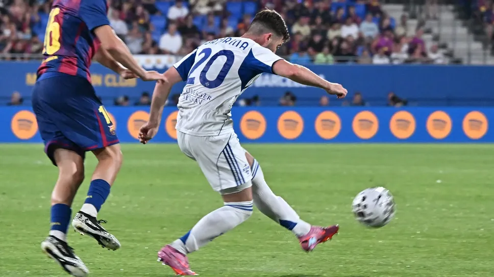 Martin Baturina nel recente match del Trofeo Gamper a Barcellona