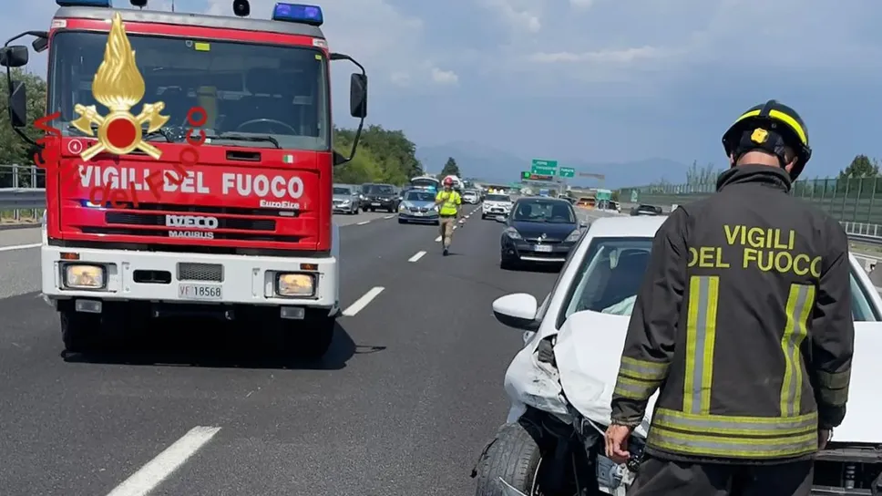 L’intervento dei vigili del fuoco