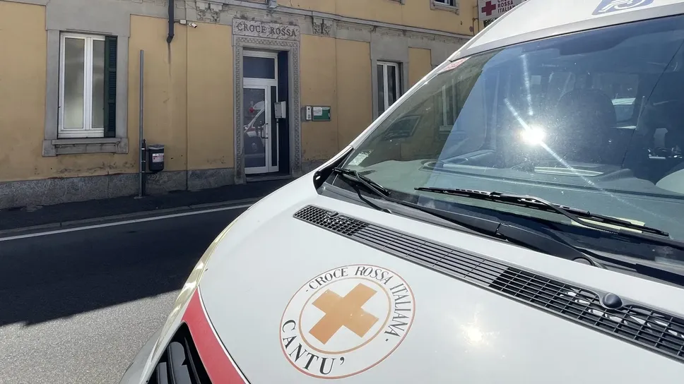La sede del comitato della Cri di Cantù, in via Ariberto da Intimiano