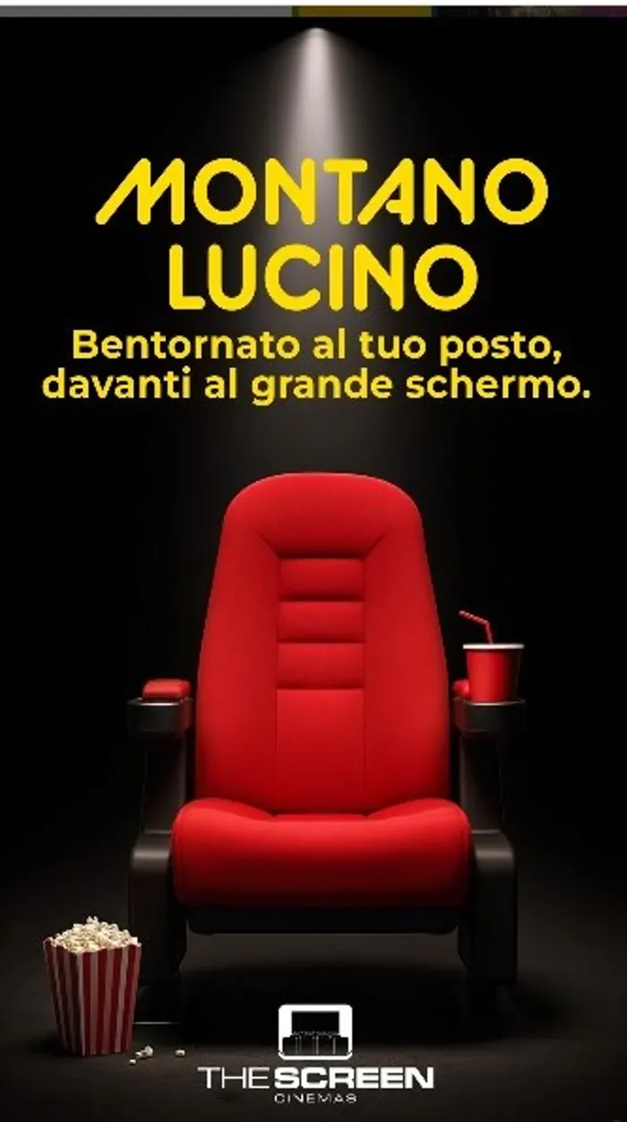 Montano Lucino - L'annuncio della nuova gestione pubblicato sulla pagina Instagram di The Screen Cinemas