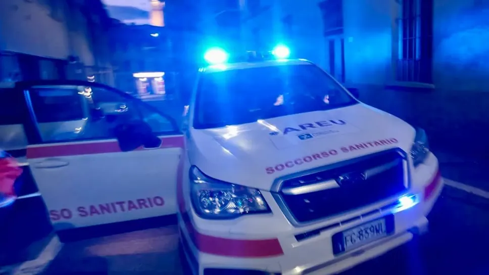 I soccorsi in via Castello a Vighizzolo I soccorsi in via Castello a Vighizzolo