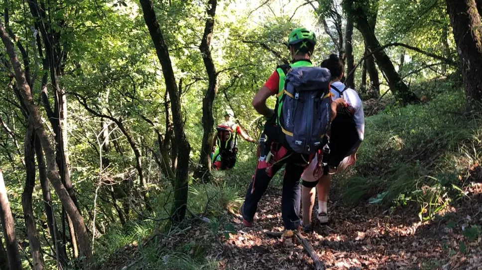 L’intervento del soccorso alpino L’intervento del soccorso alpino