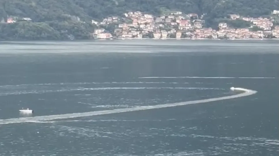 Un’immagine del video delle prove a Mezzegra