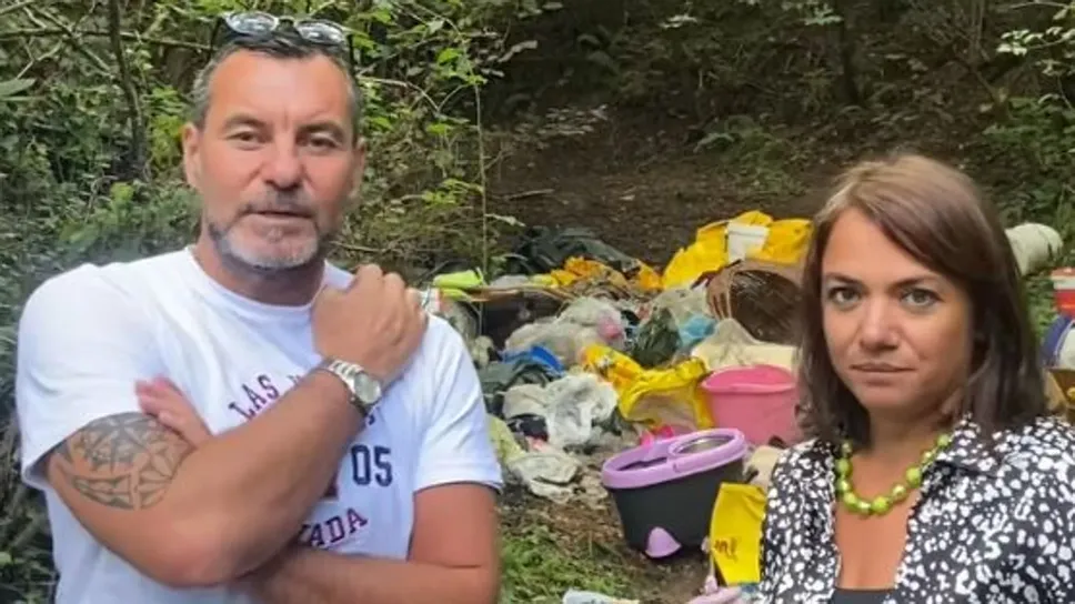 Sopralluogo dei sindaci Simone Moretti e Serena Arrighi sulla strada della Baragiola Sopralluogo dei sindaci Simone Moretti e Serena Arrighi sulla strada della Baragiola