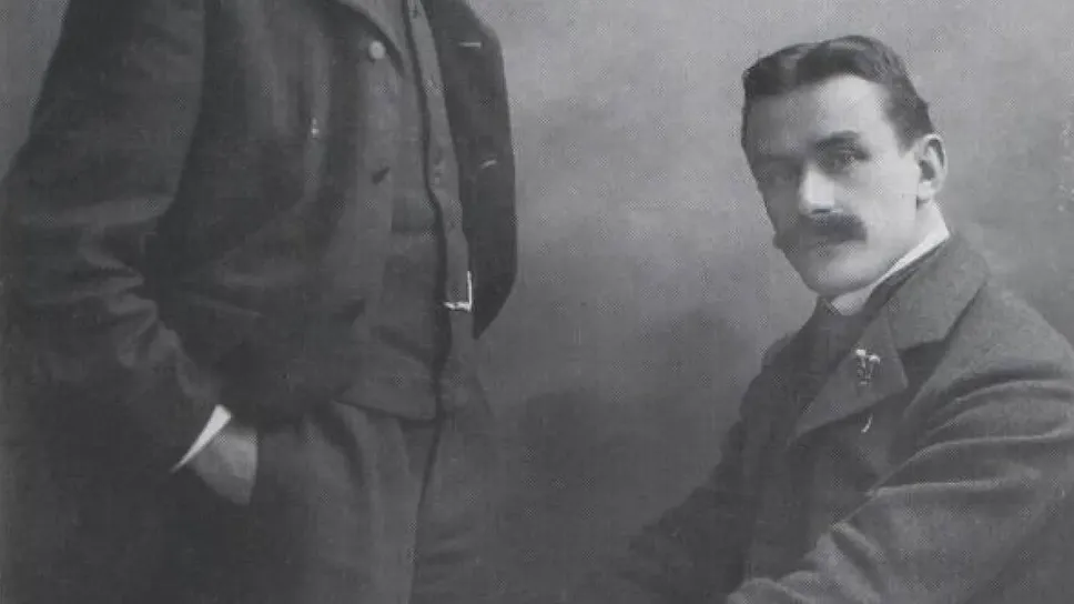 Da sinistra: Thomas Mann in uno scatto con il fratello maggiore Heinrich Da sinistra: Thomas Mann in uno scatto con il fratello maggiore Heinrich