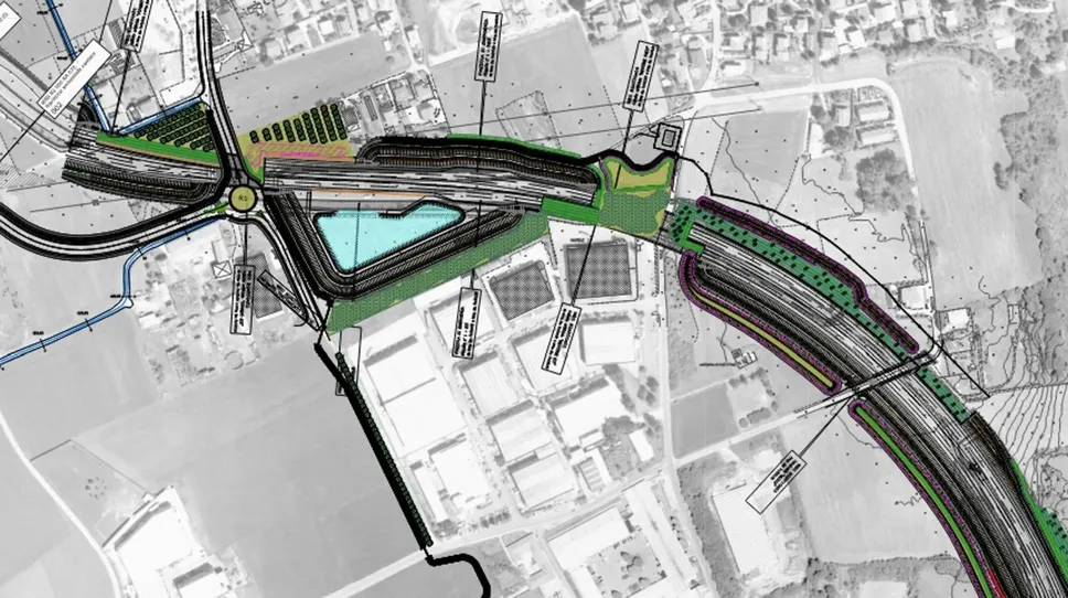 Il tracciato (a pagamento) della nuova autostrada Il tracciato (a pagamento) della nuova autostrada