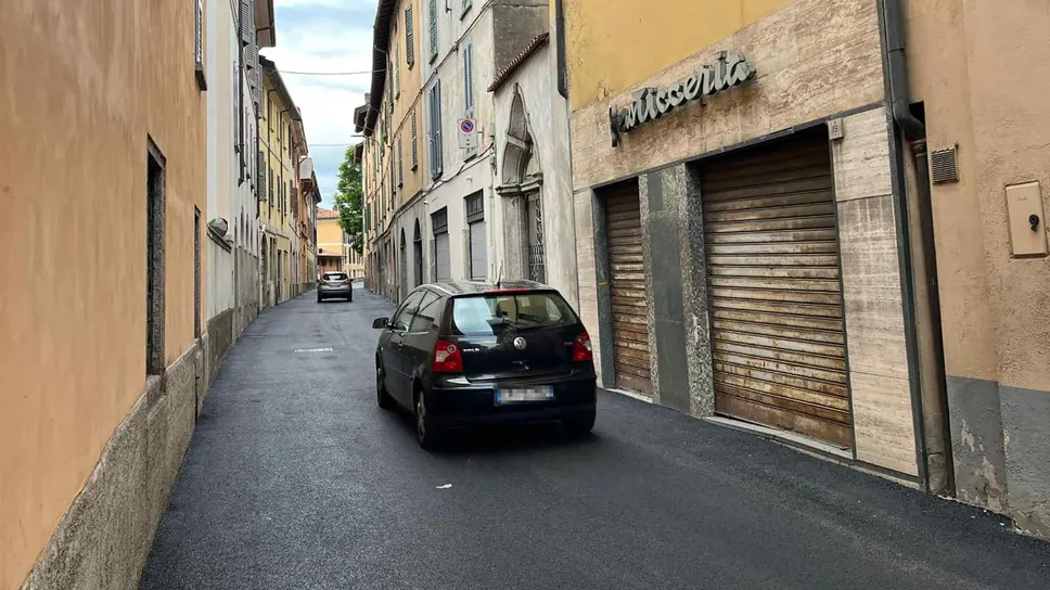 Via San Bernardino riaperta alle auto (Bartesaghi) Via San Bernardino riaperta alle auto (Bartesaghi)
