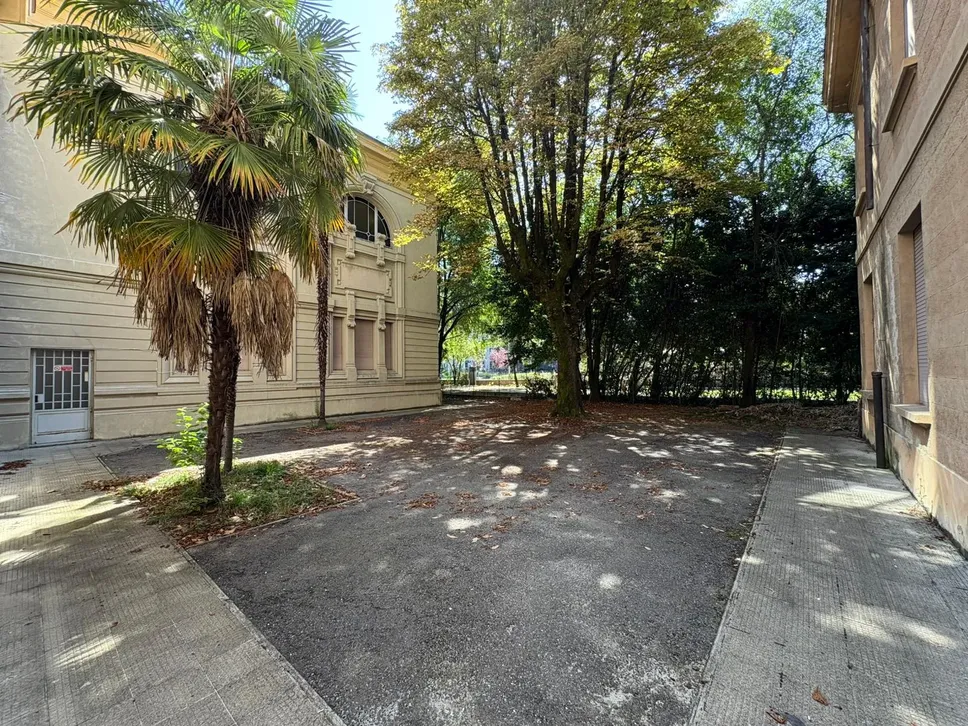 Il cortile lato future aule del Conservatorio