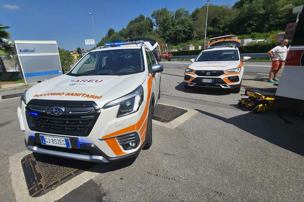APPIANO GENTILE - Incidente a un ciclista