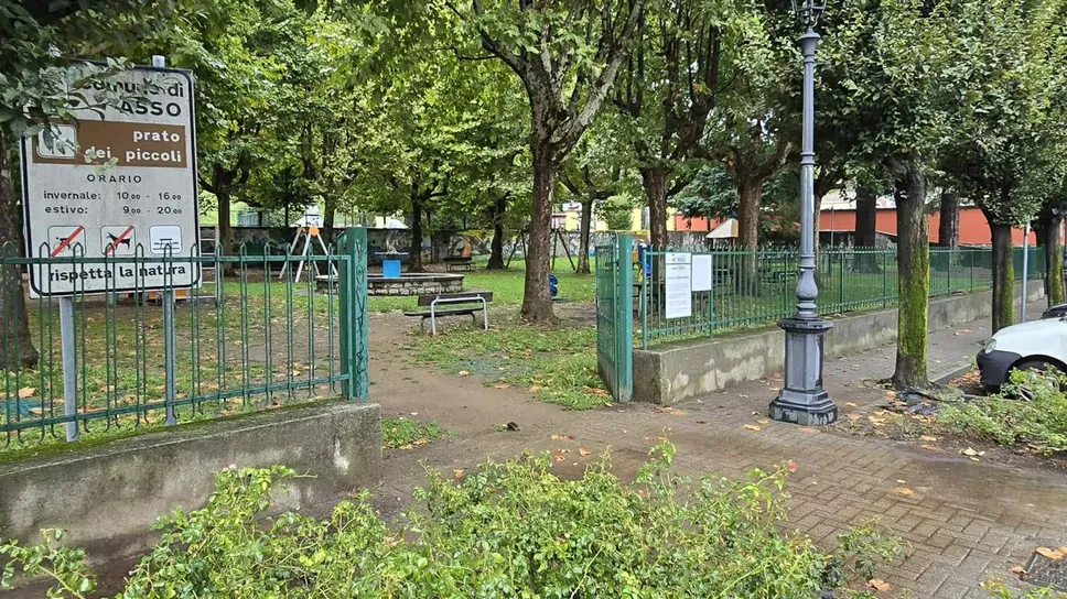 Il parco dove il ragazzino è stato aggredito