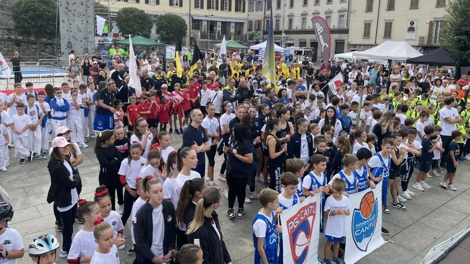 Tantissimi bambini e ragazzi in centro per la manifestazione Sport in città