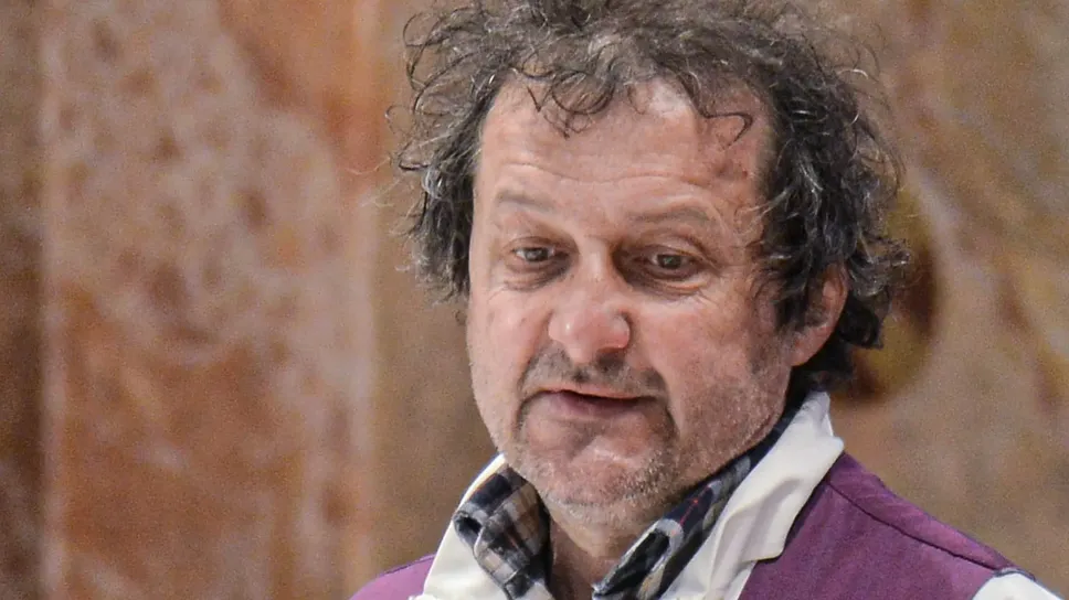 Il parroco di Rebbio don Giusto Della Valle