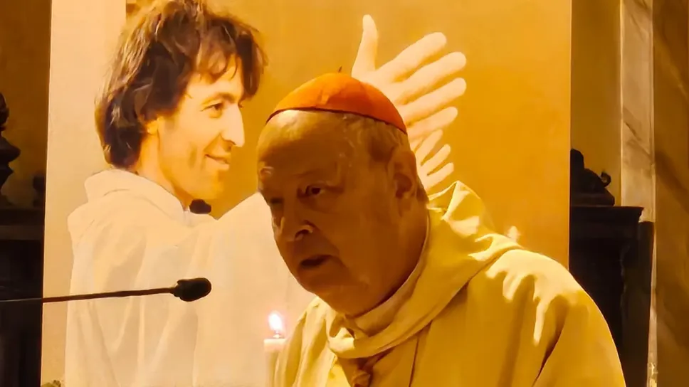 Il vescovo Oscar Cantoni alla messa in San Rocco