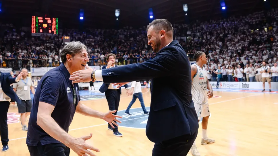 Alessandro Santoro (a sinistra) con Nicola Brienza