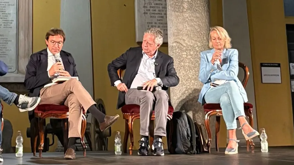 Nando Dalla Chiesa tra Pasquale Addesso e Alessandra Dolci