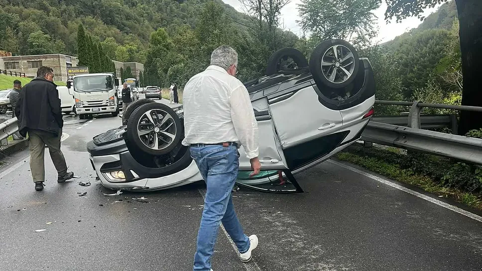 Illeso il conducente