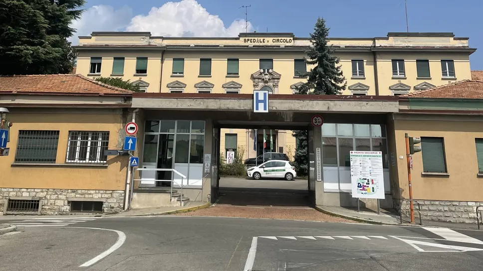 L’ingresso dell’ospedale Sant’Antonio Abate di Cantù