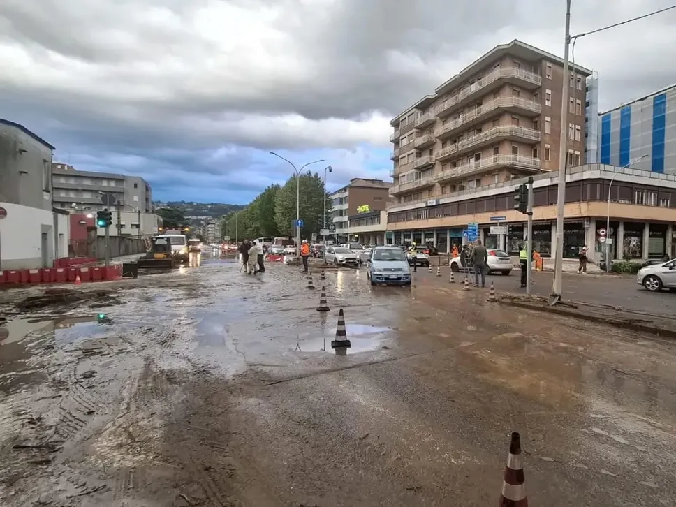 Viale Innocenzo questa mattina