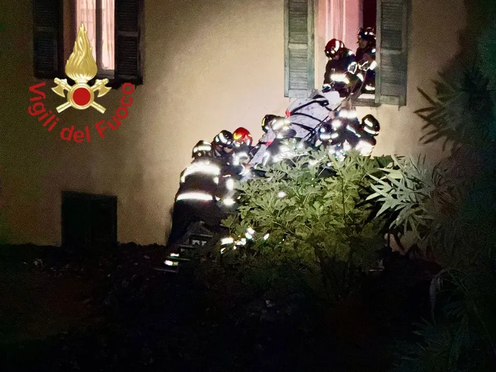 Gli interventi dei vigili del fuoco