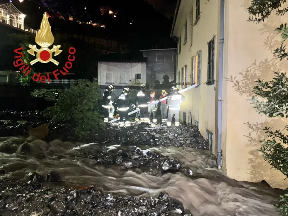 Gli interventi dei vigili del fuoco