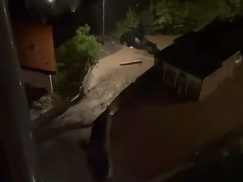 Nuova colata di detriti a Blevio