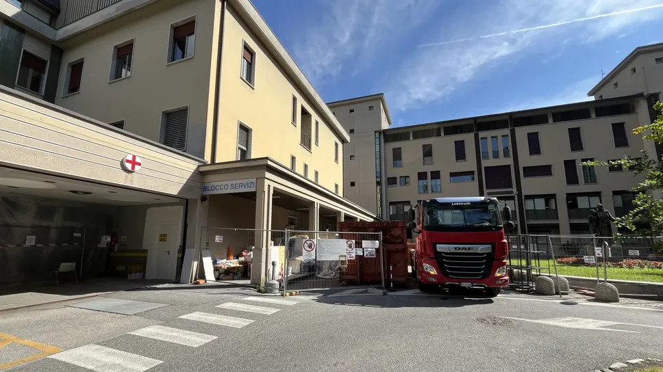 All’ospedale di Erba sono in corso i lavori al pronto soccorso