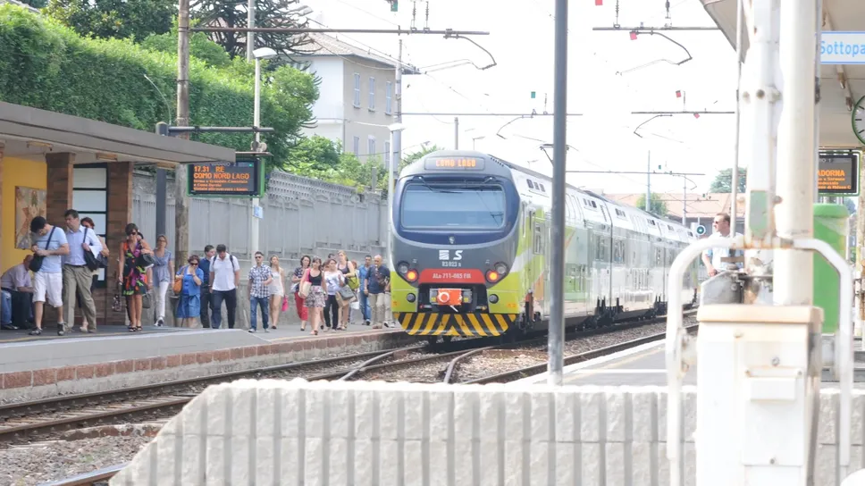 La stazione di Trenord di Lomazzo