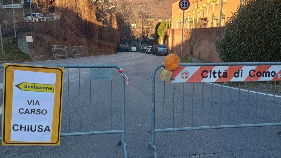 Ieri il transito era ancora vietato ma da questa mattina sarà possibile passare a senso unico alternato