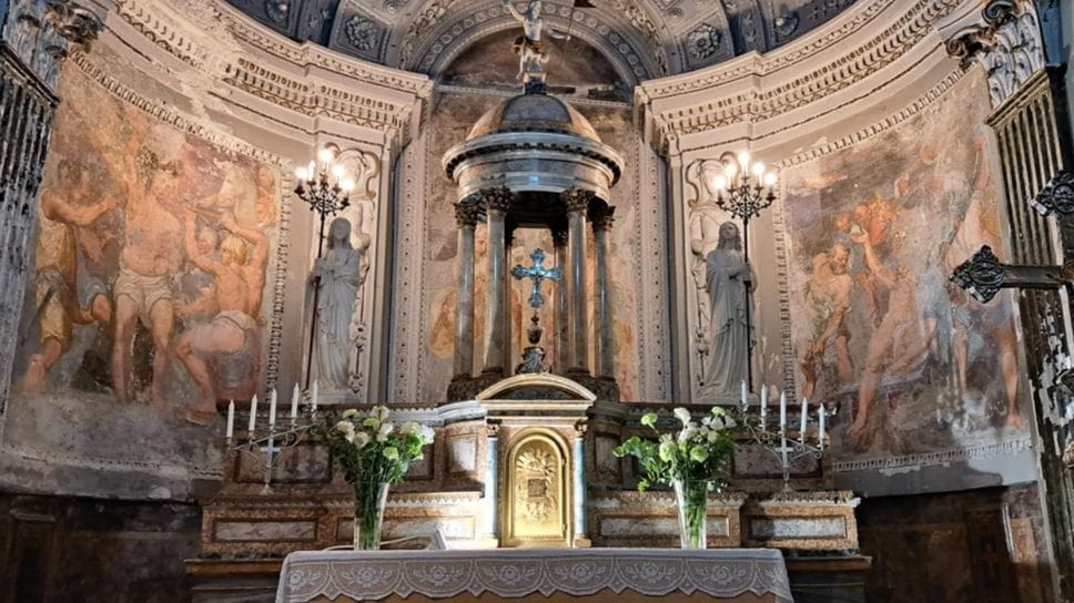 Uno scorcio della chiesa di San Vincenzo