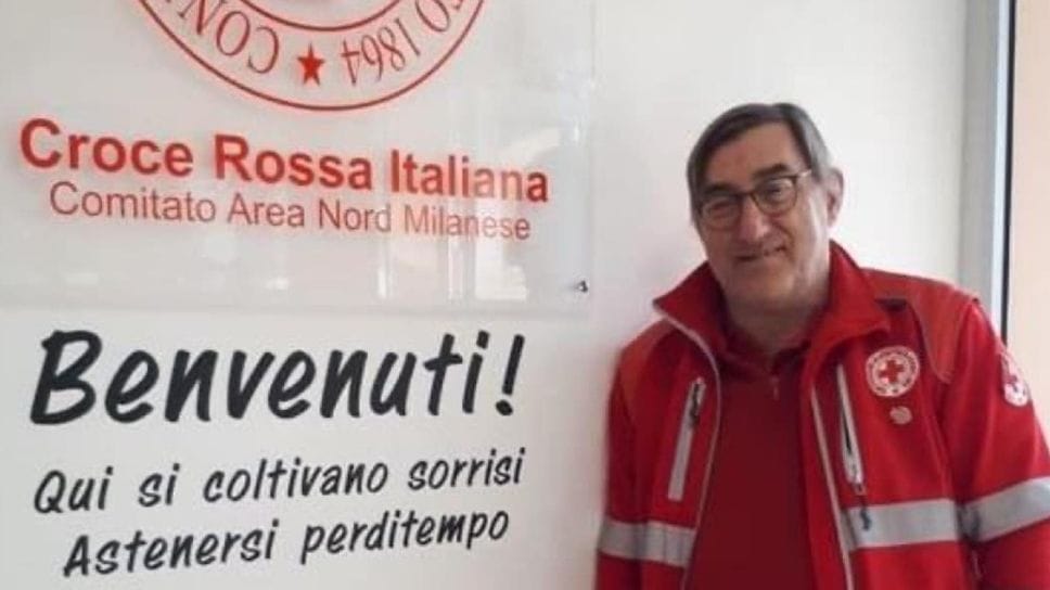 Emilio Ghiringhelli, commissario del Comitato di Como di Croce Rossa