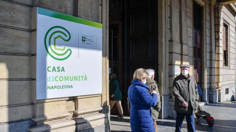 La casa di comunità in via Napoleona