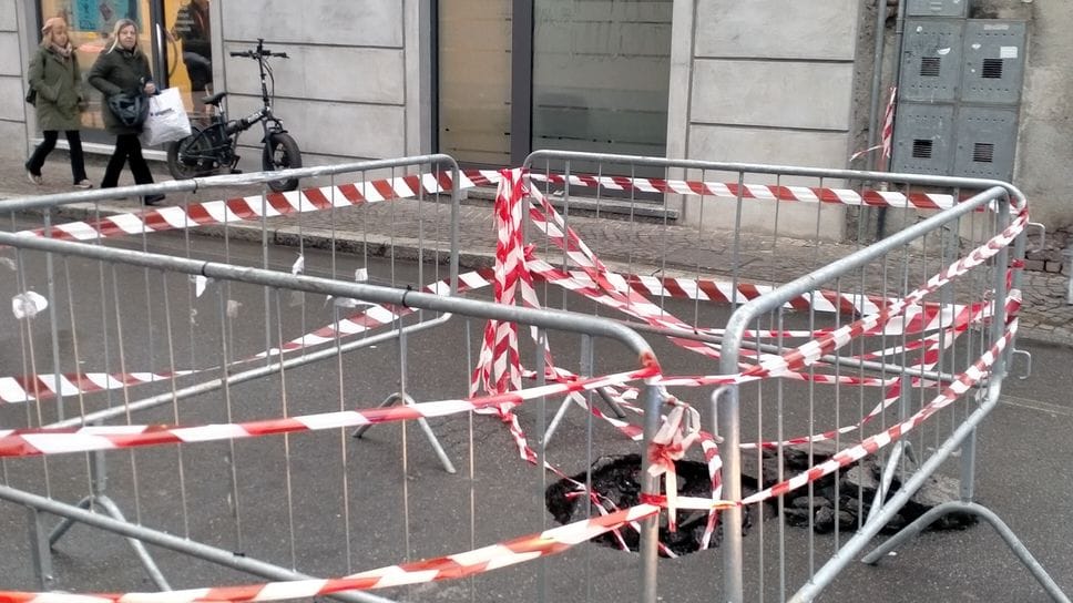 Il punto della voragine