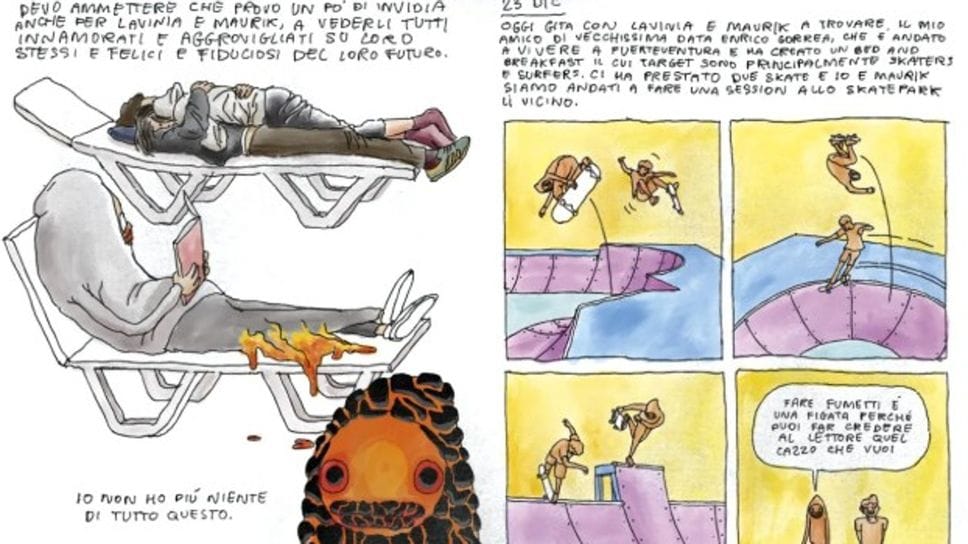 Una pagina del libro di Lorenzo Fonda “Per aspera ad astra”