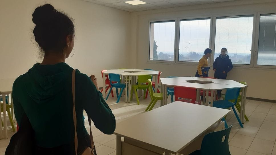 Gli spazi sono stati completamente riammodernati