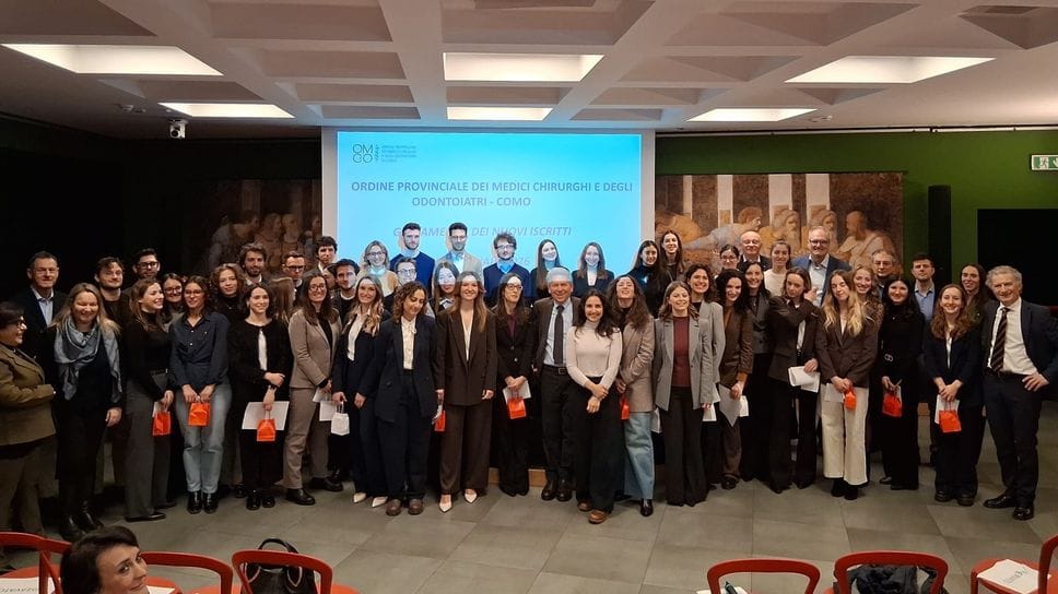 I giovani medici che hanno giurato ieri