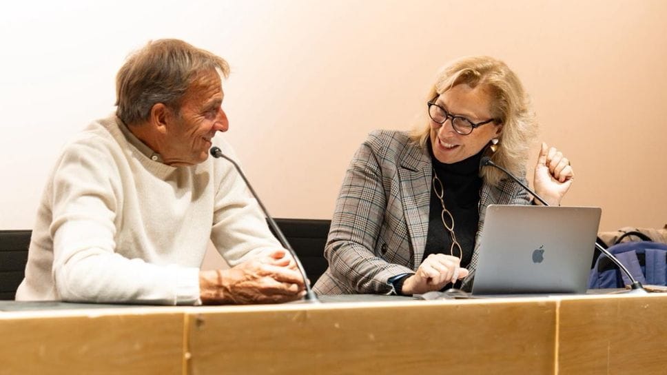 Paolo De Chiesa e Roberta Bernasconi Brenna lo scorso novembre durante “Onde Lariana”