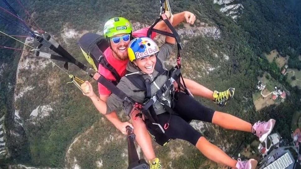 Una bella immagine di Andrea con la moglie Arianna