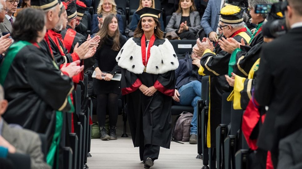 Maria Pierro, la rettrice